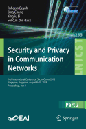 Security and Privacy in Communication Networks: 14th International Conference, Securecomm 2018, Singapore, Singapore, August 8-10, 2018, Proceedings, Part I