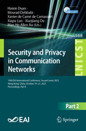 Security and Privacy in Communication Networks: 19th Eai International Conference, Securecomm 2023, Hong Kong, China, October 19-21, 2023, Proceedings, Part II