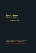 Security Markets: Stochastic Models