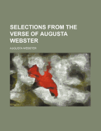 Selections from the Verse of Augusta Webster