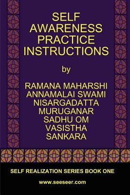 Self Awareness Practice Instructions: Self Realizaation Series, Book One - Maharshi, Ramana, and Maharaj, Nisargadatta, and Vasistha