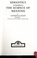Semantics: An Introduction to the Science of Meaning