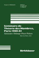 Seminaire de Theorie Des Nombres, Paris 1987-88
