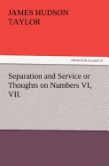 Separation and Service or Thoughts on Numbers VI, VII.