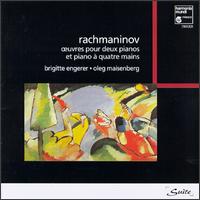 Serge Rachmaninov: Ouvres pour deux pianos et piano  quatre mains - Brigitte Engerer (piano); Oleg Maisenberg (piano)