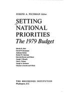 Setting National Priorities 1979 Budget