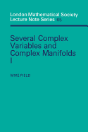 Several Complex Variables and Complex Manifolds I