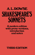 Shakespeares sonnets : a modern edition, with prose versions, introduction and notes