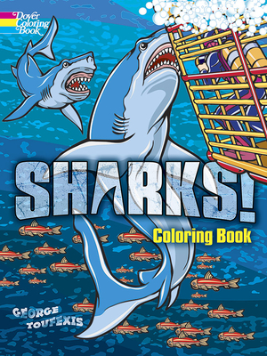 Sharks! Coloring Book - Toufexis, Toufexis