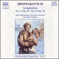 Shostakovich: Symphonies Nos. 5 & 9 - BRTN Philharmonic Orchestra; Alexander Rahbari (conductor)