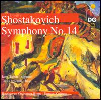 Shostakovich: Symphony No. 14 - Iano Tamar (soprano); Taras Shtonda (bass); Beethoven Orchester Bonn; Roman Kofman (conductor)