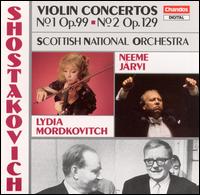 Shostakovich: Violin Concertos No. 1, Op. 99 & No. 2, Op. 129 - Lydia Mordkovitch (violin); Scottish National Orchestra; Neeme Jrvi (conductor)