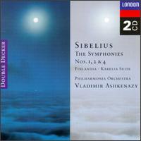 Sibelius: Finlandia; Karelia Suite; The Symphonies Nos. 1, 2 & 4 - Philharmonia Orchestra; Vladimir Ashkenazy (conductor)