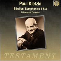 Sibelius: Symphonies Nos. 1 & 3 - Paul Kletzki (conductor)