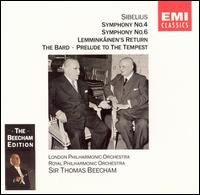 Sibelius: Symphony No. 4; Symphony No. 6; Lemminkinen's Return; etc. - Thomas Beecham (conductor)