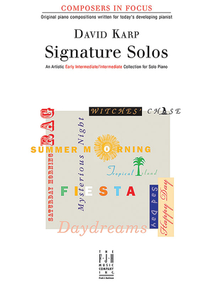 Signature Solos - Karp, David (Composer)