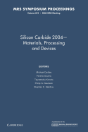 Silicon Carbide 2004 - Materials, Processing and Devices: Volume 815