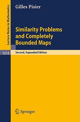 Similarity Problems and Completely Bounded Maps - Pisier, Gilles