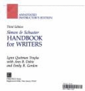 Simon & Schuster handbook for writers - Troyka, Lynn Quitman, and Dobie, Ann B., and Gordon, Emily R.