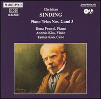 Sinding: Piano Trios Nos. 2 and 3 - Andrs Kiss (violin); Ilona Prunyi (piano); Tamas Koo (cello)