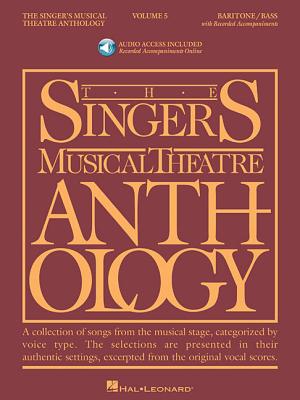 Singer's Musical Theatre Anthology - Volume 5: Baritone/Bass Book with Online Audio of Piano Accompaniments - Walters, Richard (Editor)