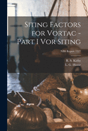 Siting Factors for Vortac - Part I Vor Siting; NBS Report 7227