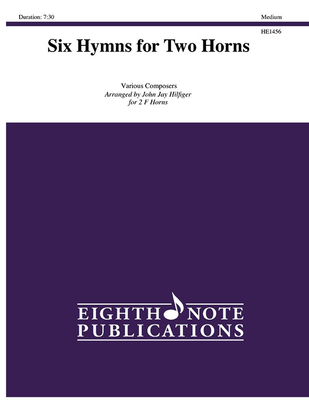 Six Hymns for Two Horns - Hilfiger, John Jay