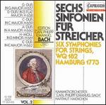 Six Symphonies For Strings And Continuo
