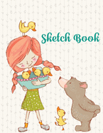 Sketch Book: For young children / kids drawing doodling writing