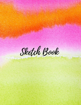 Sketch Book: Notebook For Drawing, Sketching, Doodling, Brainstorming And Painting - Cute Watercolor Pink - Leckey Notebooks