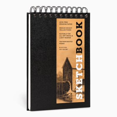 Sketchbook (Basic Small Spiral FlipTop Landscape Black) - Union Square & Co