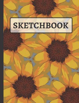 Sketchbook: Large Sunflower Sketchbook to Practice Drawing - Sketch Co, Creative