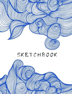 Sketchbook: Meditation Mindfulness Drawing Sketching Art Book 8.5 x 11 110 Blank Pages Teal Doodles