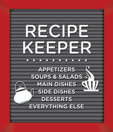 Small Recipe Binder - Recipe Keeper (Letterboard) - Write in Your Own Recipes