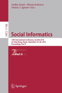 Social Informatics: 10th International Conference, Socinfo 2018, St. Petersburg, Russia, September 25-28, 2018, Proceedings, Part II