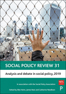 Social policy review 31: Analysis and debate in social policy, 2019