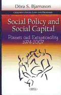 Social Policy & Social Capital