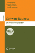 Software Business: 12th International Conference, ICSOB 2021, Drammen, Norway, December 2-3, 2021, Proceedings