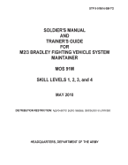 Soldier Training Publication Stp 9-91m14-SM-Tg Soldier's Manual and Trainer's Guide for M2/3 Bradley Fighting Vehicle System Maintainer Mos 91m Skill Levels 1, 2, 3, and 4 May 2010