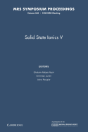 Solid State Ionics V: Volume 548