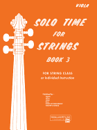 Solo Time for Strings, Bk 3: Viola