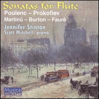 Sonatas for Flute - Jennifer Stinton (flute); Scott Mitchell (piano)