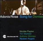 Song for Donise - Adonis Rose Quintet