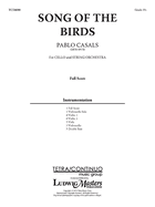 Song of the Birds for Cello and Strings: Conductor Score