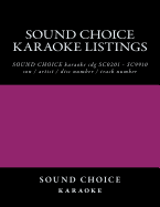 Sound Choice Karaoke Listings