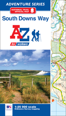 South Downs Way National Trail Official Map: With Ordnance Survey Mapping - A-Z Maps