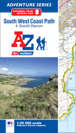 South West Coast Path South Devon A-Z Adventure Atlas