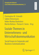 Soziale Themen in Unternehmens- und Wirtschaftskommunikation: Social Issues in Corporate and Business Communication