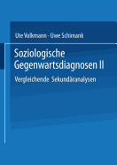 Soziologische Gegenwartsdiagnosen II: Vergleichende Sekundaranalysen