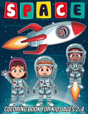 Space Coloring Book for Kids Ages 2-4: Fun, Cute and Unique Coloring Pages for Boys and Girls with Beautiful Designs of Planets, Astronauts, Solar System, Rockets, Spaceships, Aliens and More! - Zentangle Designs, Mezzo